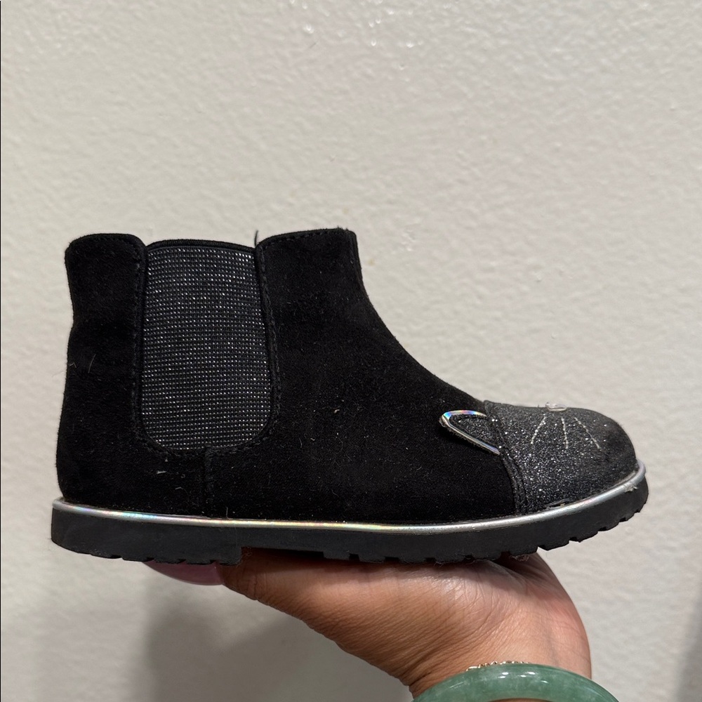 Tucker + Tate Black Glitter Kids Boots